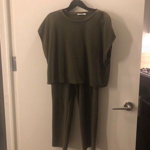 Zara marching jogger and top